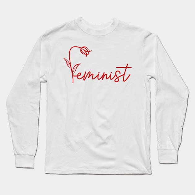 Feminist Long Sleeve T-Shirt by Pridish